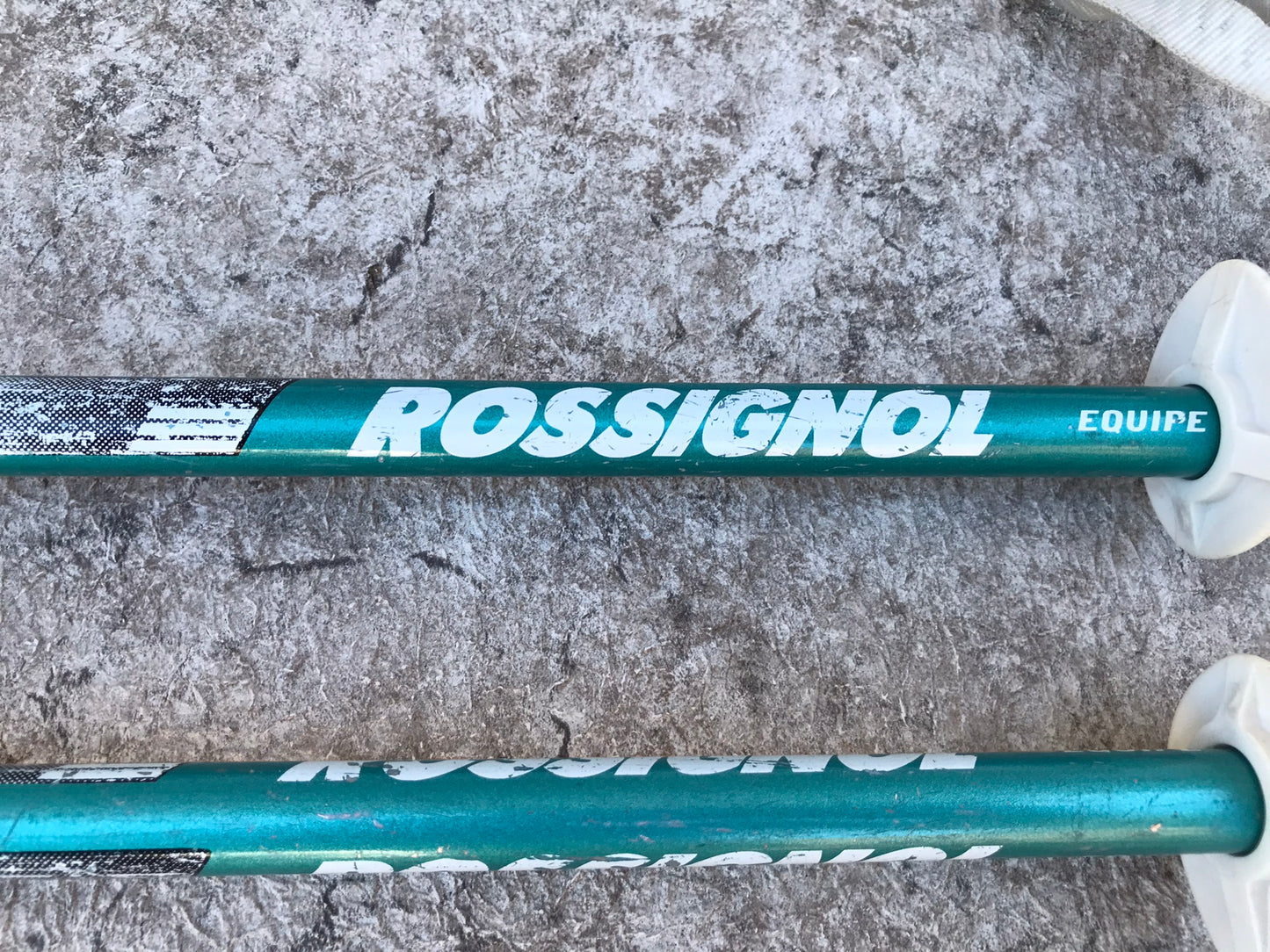 Ski Poles Adult Size 48 inch 125 cm Rossignol Teal White
