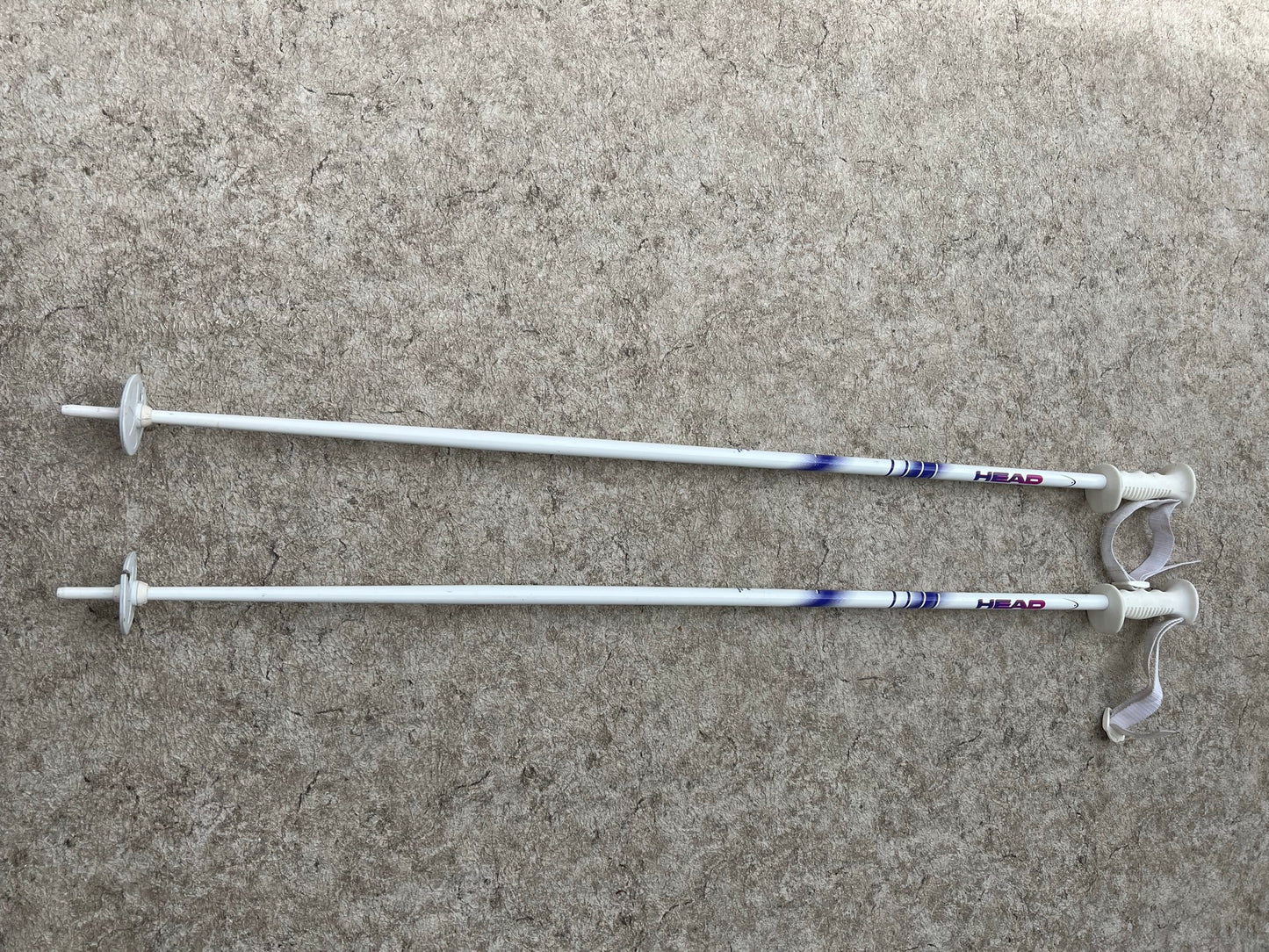 Ski Poles Adult Size 50 inch 125 cm Head White Purple