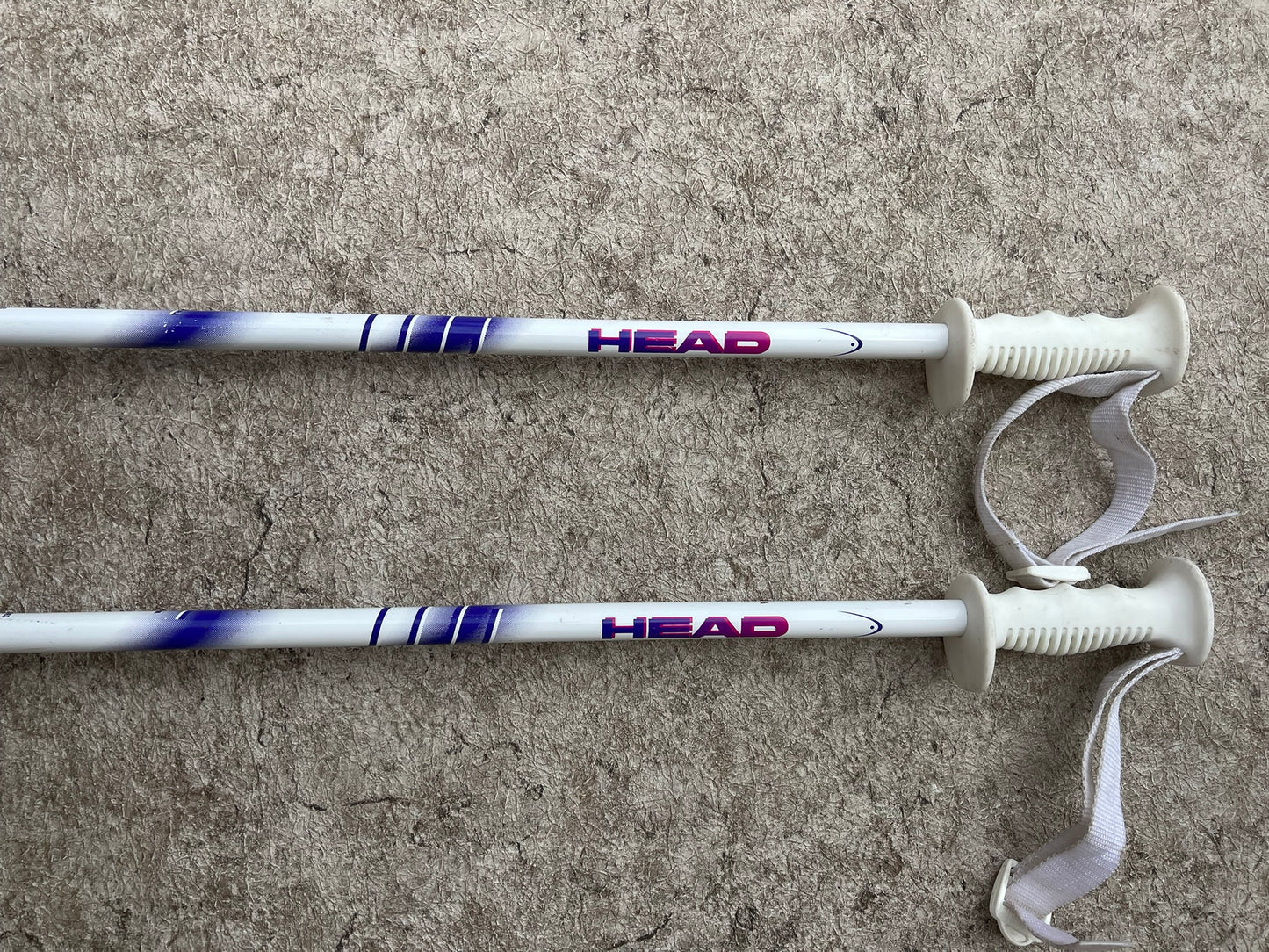 Ski Poles Adult Size 50 inch 125 cm Head White Purple