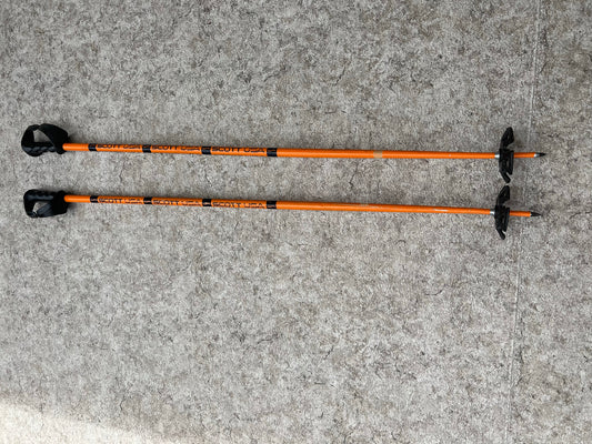 Ski Poles Adult Size 50 inch 125 cm Scott USA Orange Black Excellent