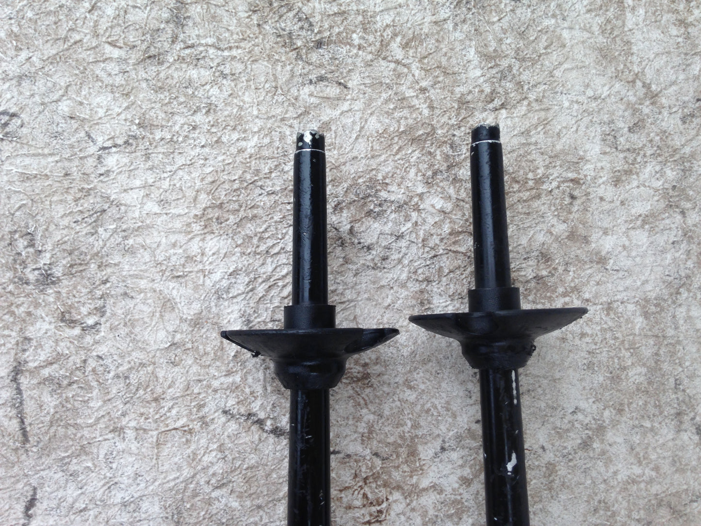 Ski Poles Child Size 35 inch Techno Black Red Excellent