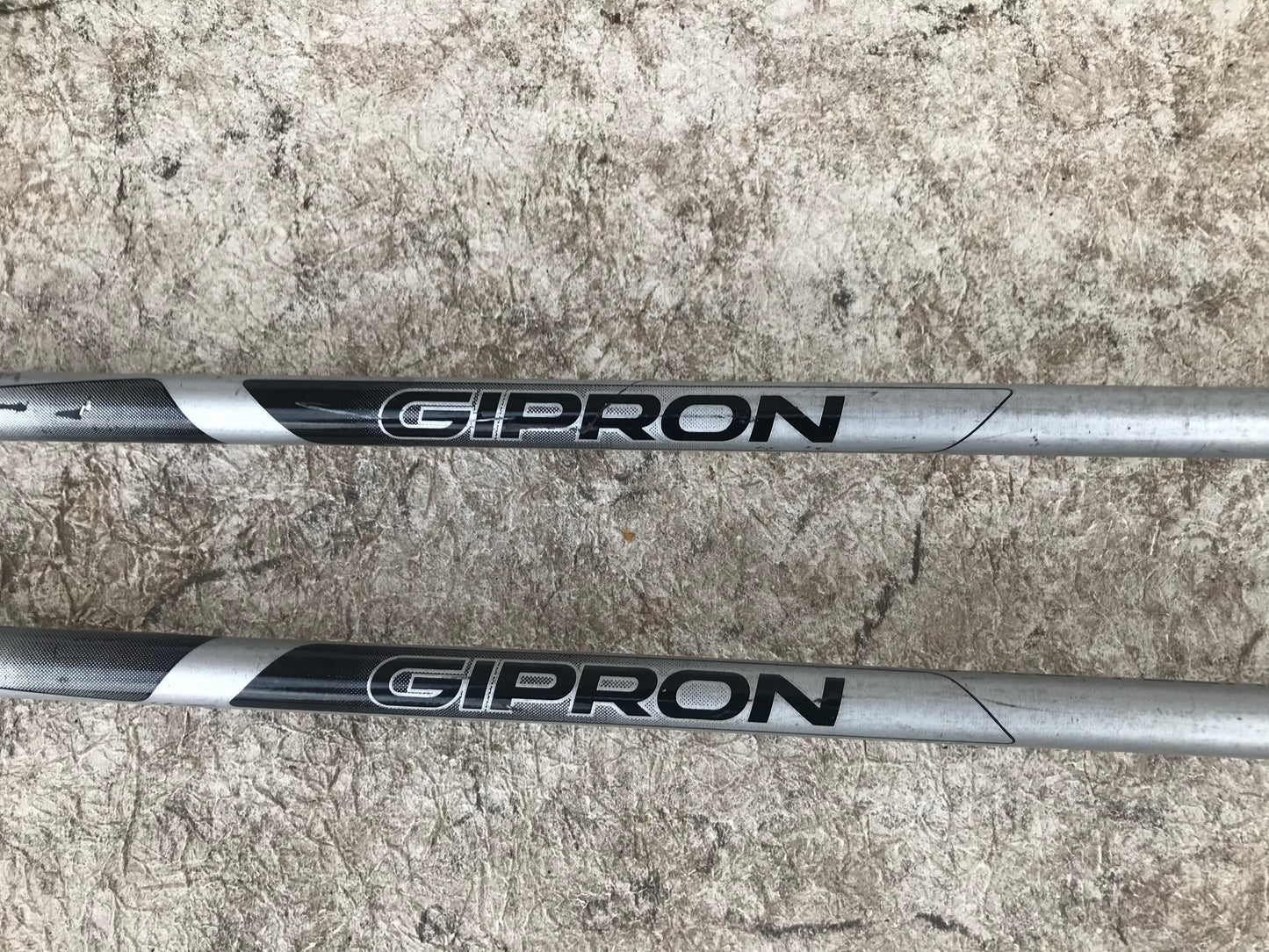 Ski Poles Child Size 39 inch Gipron Black Silver Excellent