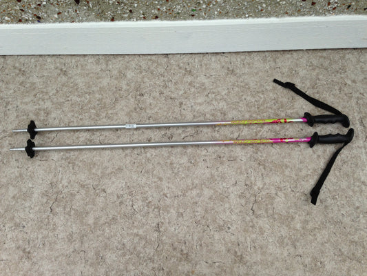 Ski Poles Child Size inch Tecno Pink Multi