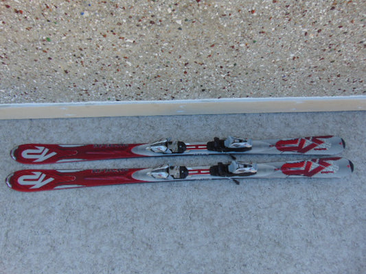 Ski 170 K-2 Apache Twin Tip Parabolic Red Grey With Binding