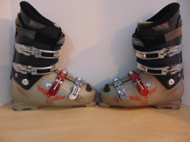 Ski Boots Mondo Size 28.5 Men's Size 10.5  325 mm  Salomon Grey Black Red