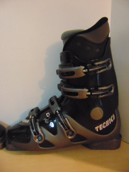 Ski Boots Mondo Size 29.0 Men's Size 12 340 mm Tecnica Grey Black As New