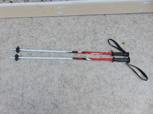 Ski Poles Child Size 33 inch Tecno Pro Black Red White