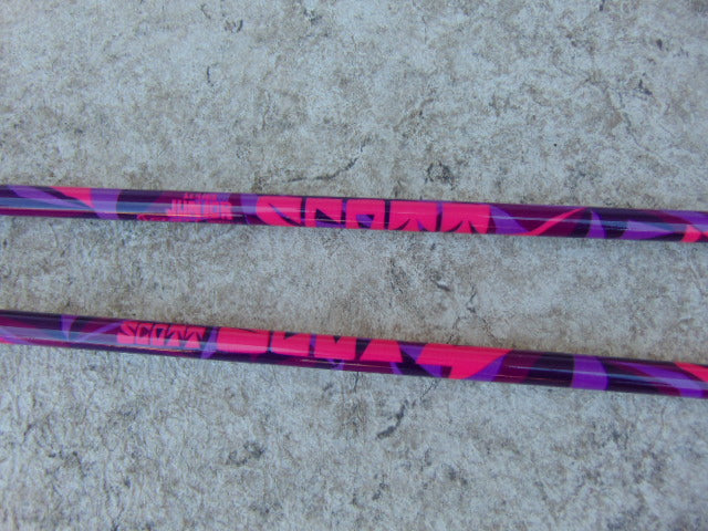 Ski Poles Child Size 41 inch Scott Youth Pink Purple With Rubber Grips Excellent