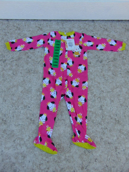 Sleeper Child Size 18 Month Pekkle Pink Lime Princess Cotton NEW TAGS
