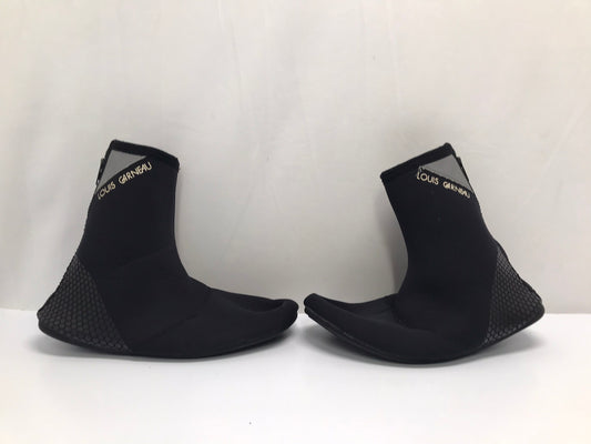 Snorkel Booties Socks Men's Size Large 9-10 2 mm Neoprene Sure Paddle Kayak Booties Black Grey