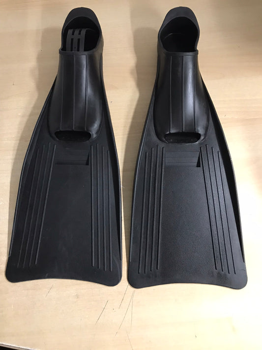 Snorkel Dive Fins Child 5-8 Youth Black Excellent