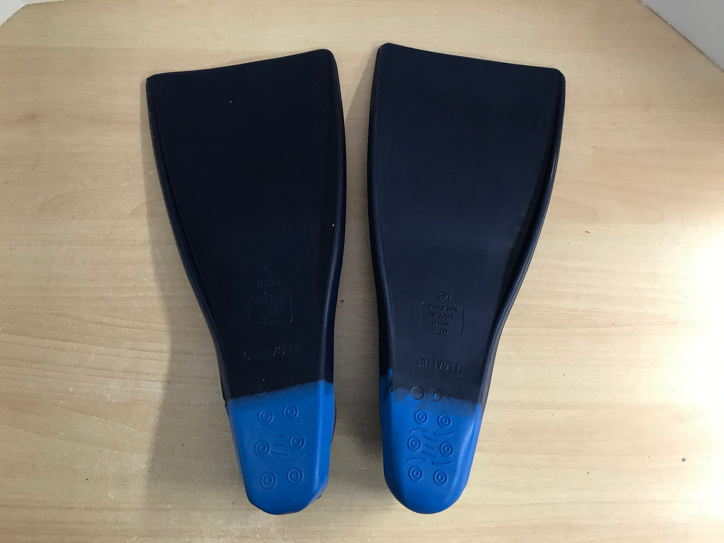 Snorkel Dive Fins Ladies Size 9-10 Shoe Sporti Blue Excellent
