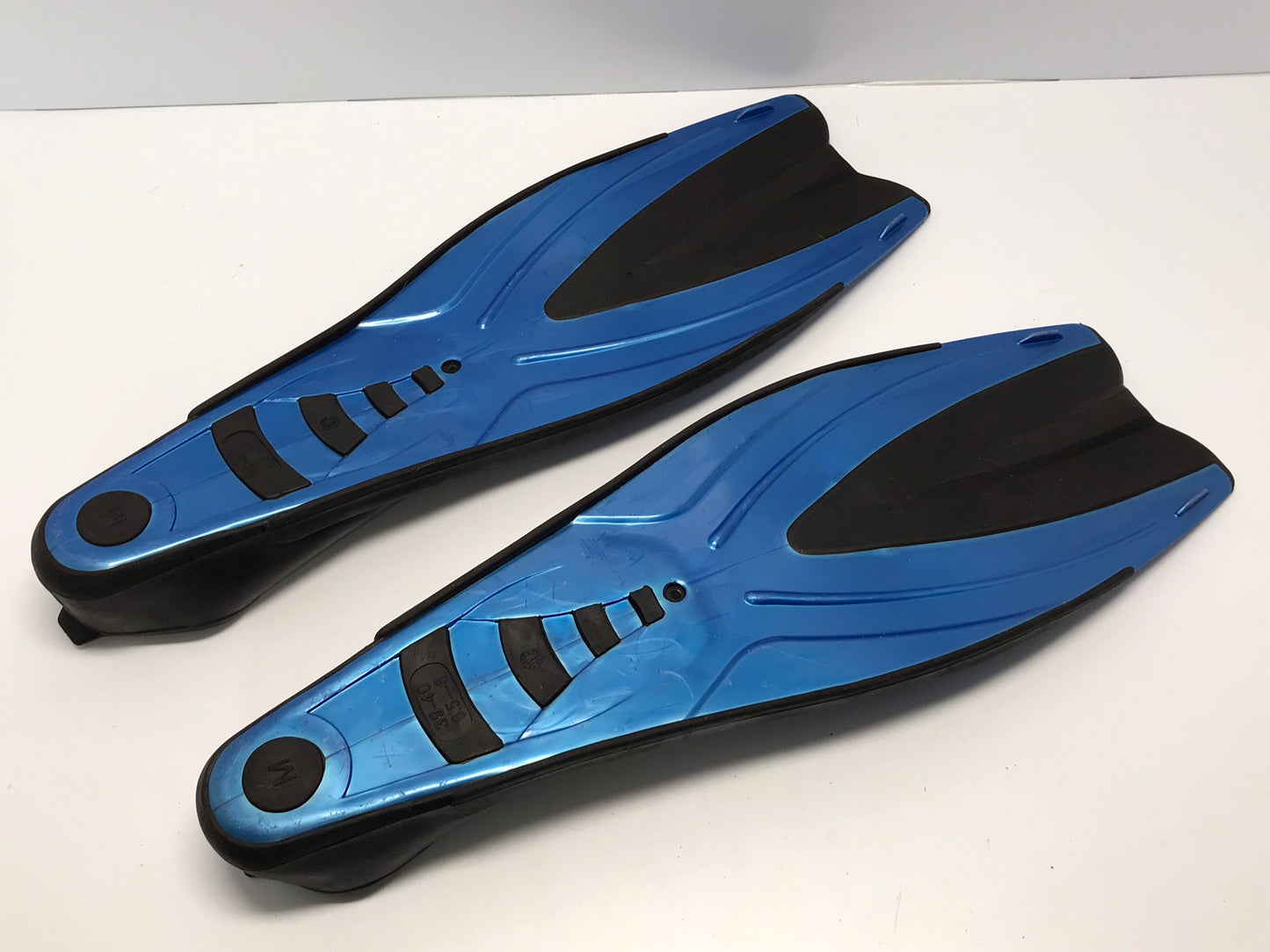 Snorkel Dive Fins Men's Shoe Size 6.5-8 US Divers Proflex Blue Black As New Excellent