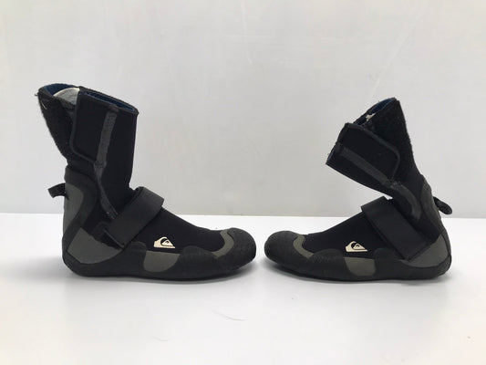 Snorkel Dive Surf Booties Child Size 2 Shoe Size QuickSilver Black Neoprene Excellent