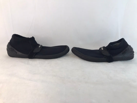Snorkel Surf Booties Men's Size 11 Okesport Black Neoprene