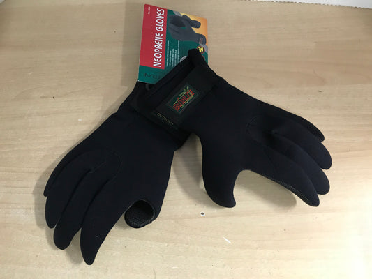 Snorkel Surf Dive Boating Fishing Water Sports Ozark  Trails Bushline Neoprene Men's Gloves X Large Black NEW