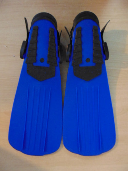 Snorkel Dive Fins Child Size 1-3 Shoe Size Deep Sea Blue Black Swim Fins