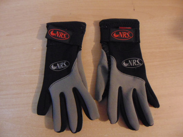 Snorkel Dive Gloves Adult Size Medium NRS Neoprene Black Grey 1-2 mm New Demo