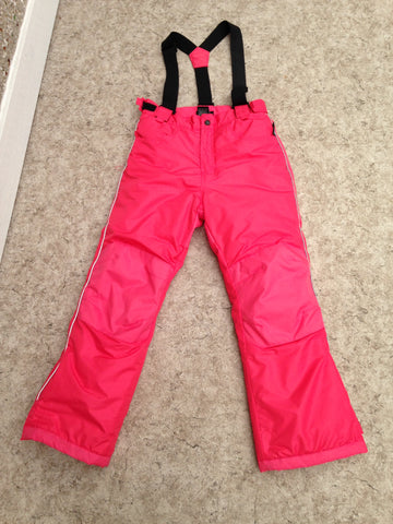 Snow Pants Child Size 10-12 Alpine Coral With Removeable Straps New Demo Model