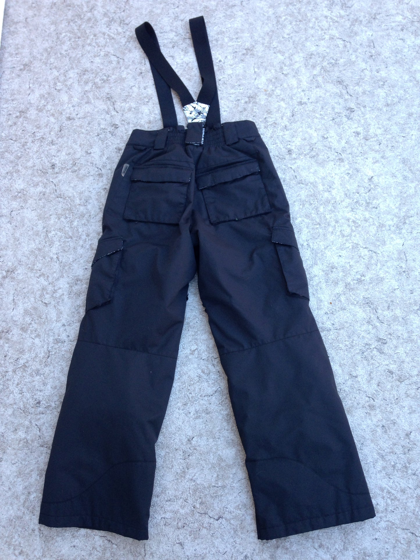 Snow Pants Child Size 10-12 Board Dokter Snowboarding With Removeable Straps Adjustable Waist Black New Demo Model