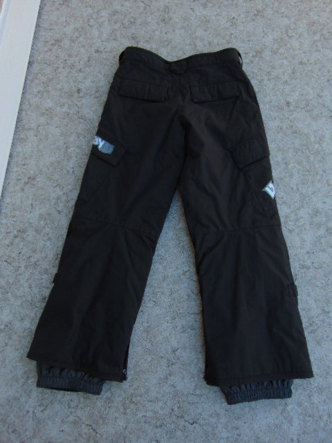 Snow Pants Child Size 10-12 Burton Black Snowboarding As New Fantastic Quality