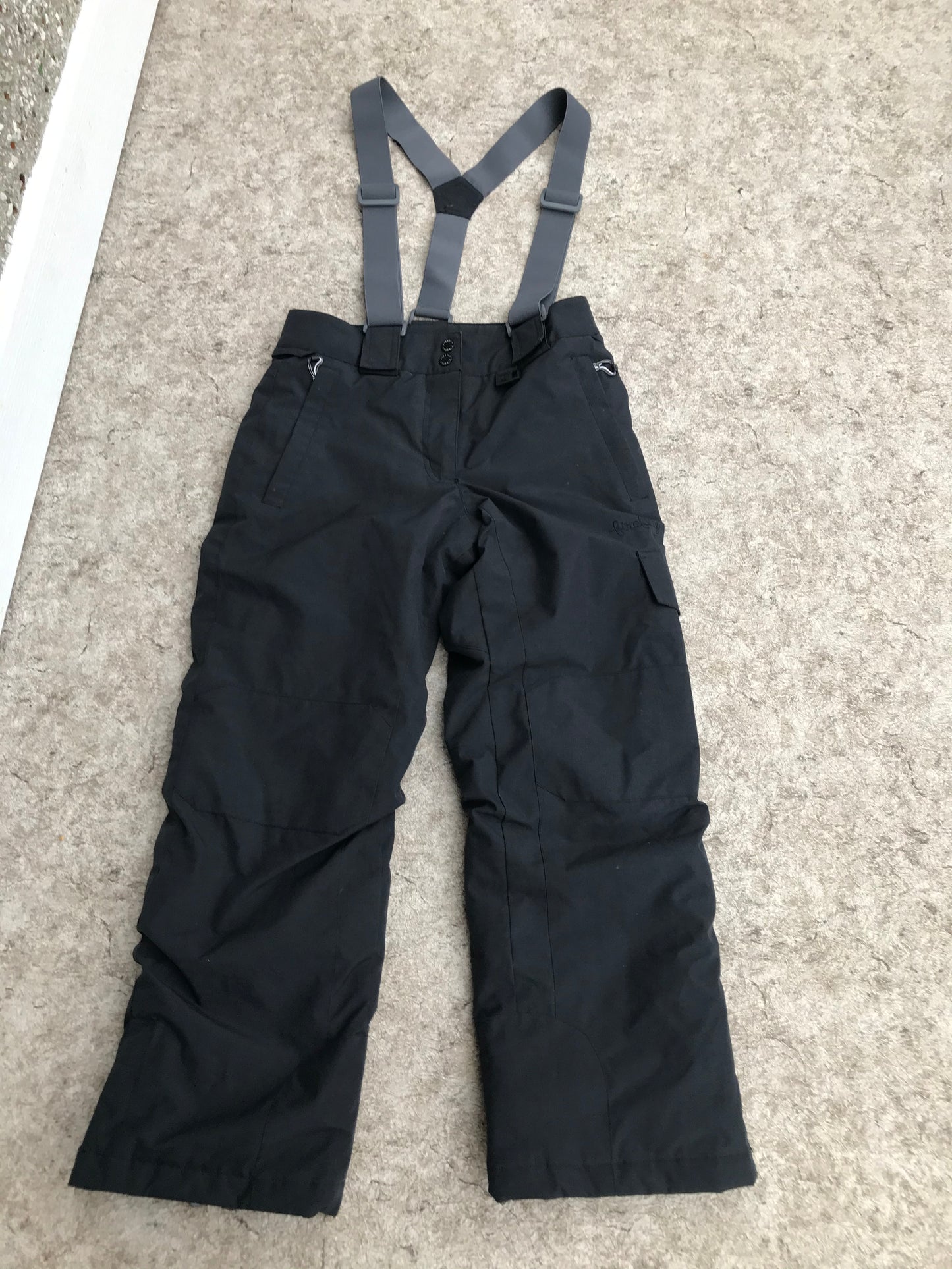 Snow Pants Child Size 10-12 Firefly Black with Adjustable Straps New Demo Model