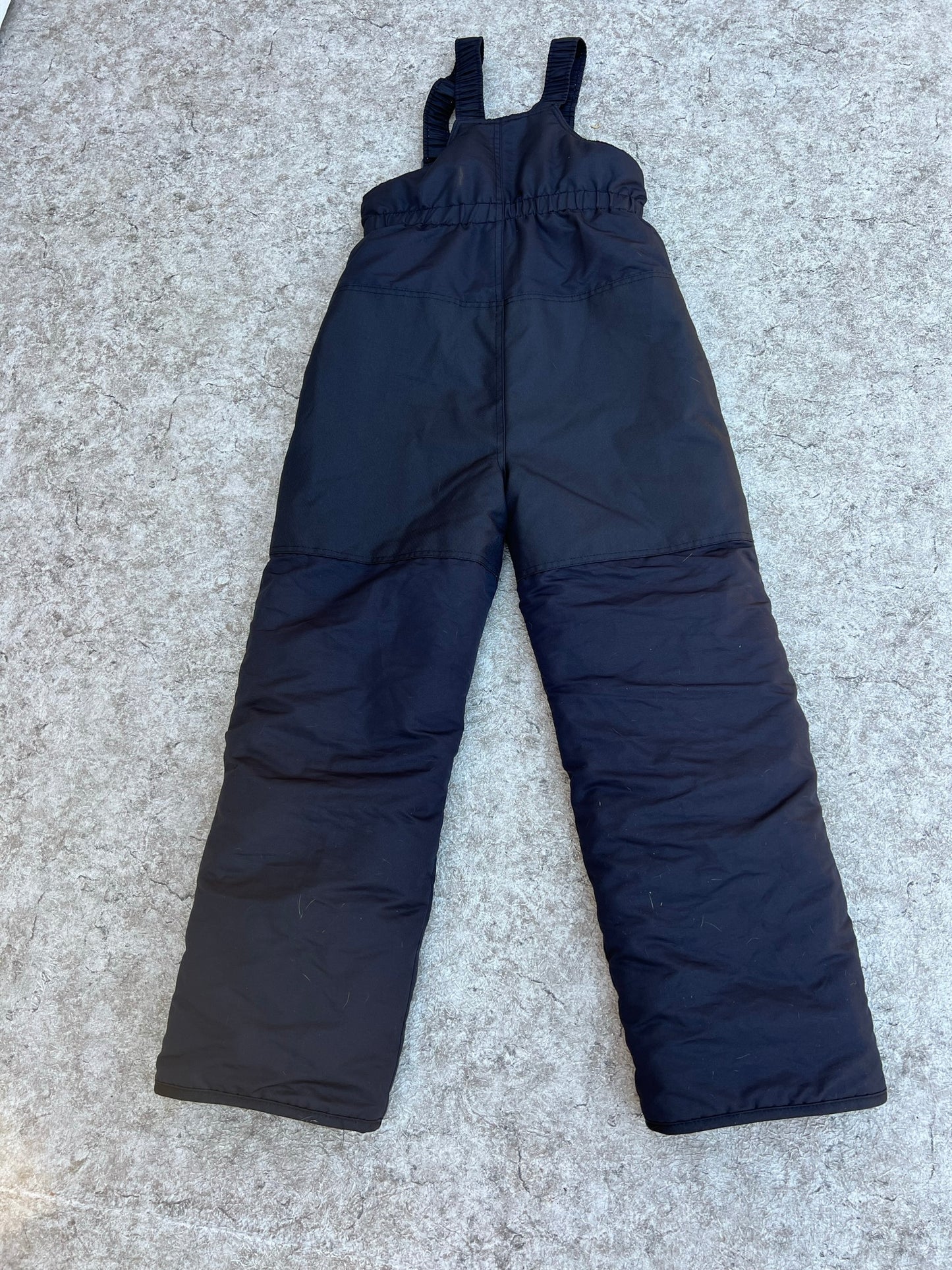 Snow Pants Child Size 10-12 Joe Black Fleeced Lined With Bib TH 2314 Minor Wear