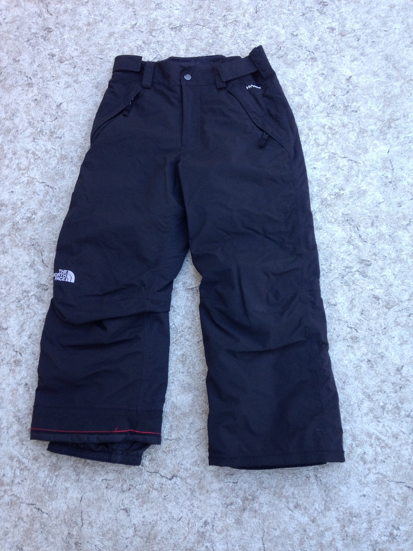 Snow Pants Child Size 10-12 The North Face Black Adjustable Waist Outstanding Quality Snowboarding