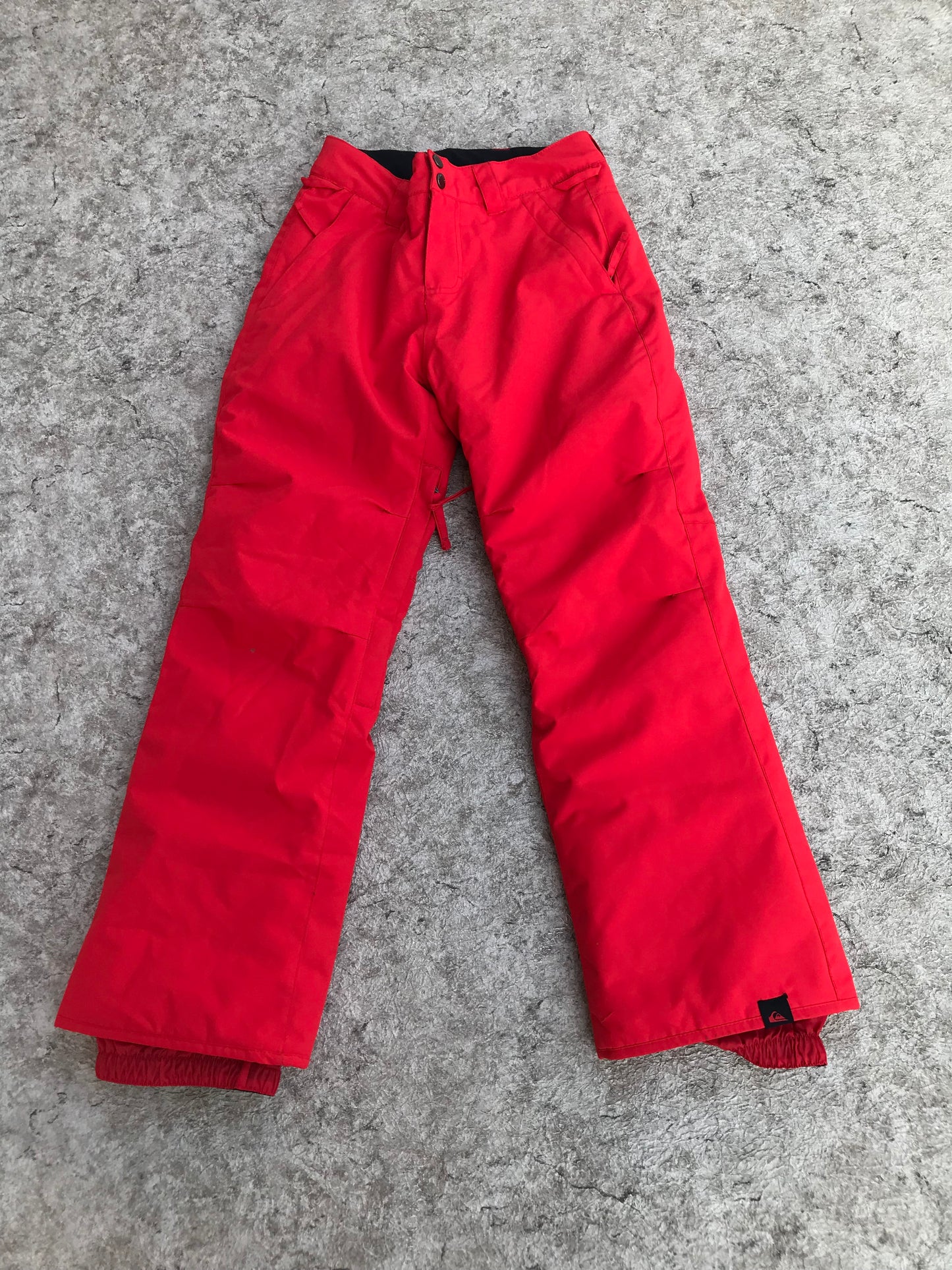 Snow Pants Child Size 12 Quicksilver Snowboarding Flat Brick Red As New