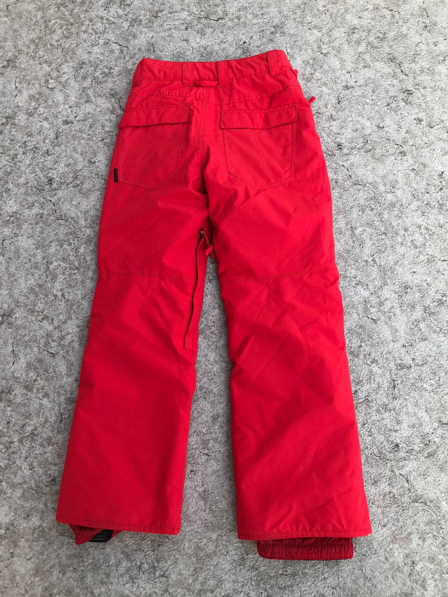 Snow Pants Child Size 12 Quicksilver Snowboarding Flat Brick Red As New