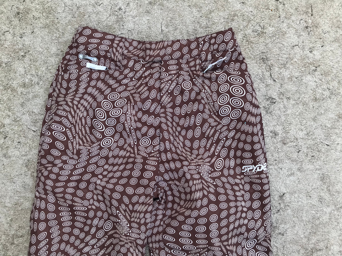 Snow Pants Child Size 16 Youth Spyder Brown Cream Outstanding Quality New Demo Model