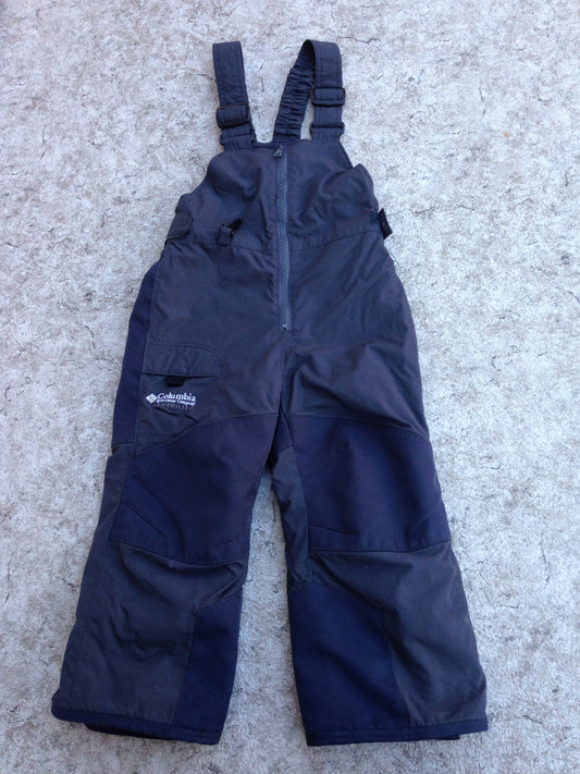 Snow Pants Child Size 4 Columbia Grey With Bib
