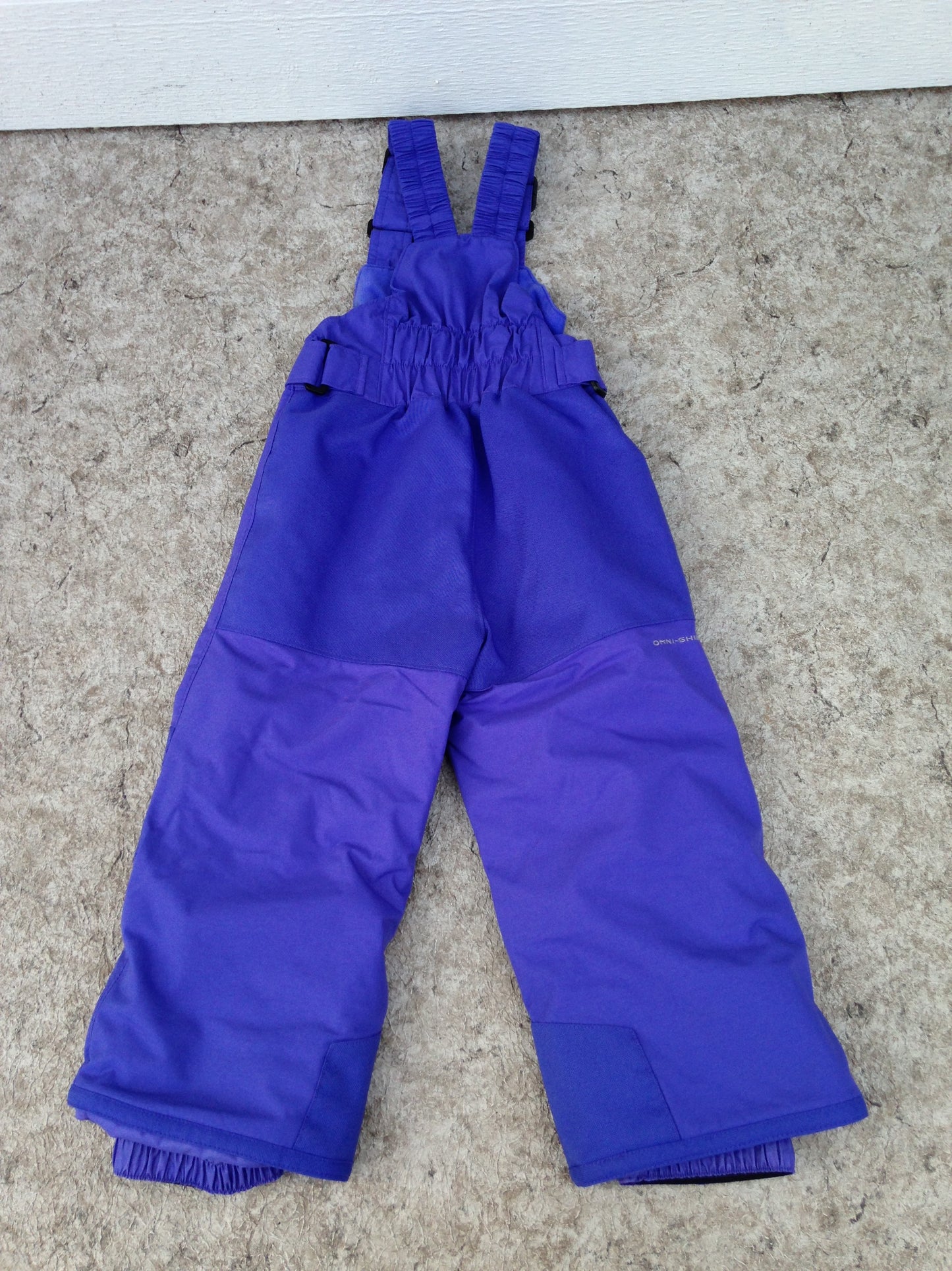 Snow Pants Child Size 4 Columbia Purple With Bib New Demo Model