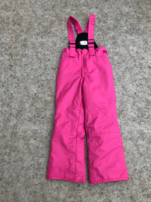 Snow Pants Child Size 6-8 Phenix Pink Black With Bib Excellent Racing Quality New Demo Model