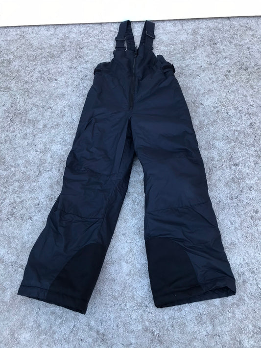Snow Pants Child Size 7-8 Columbia Black With Bib New Demo Model