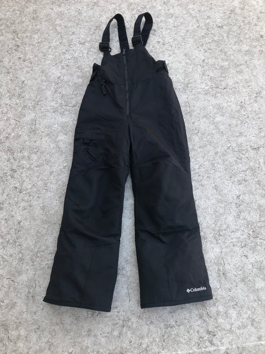 Snow Pants Child Size 8-10 Columbia With Bib Black Snowboarding New Demo Model