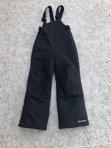 Snow Pants Child Size 8-10 Columbia With Bib Black Snowboarding New Demo Model