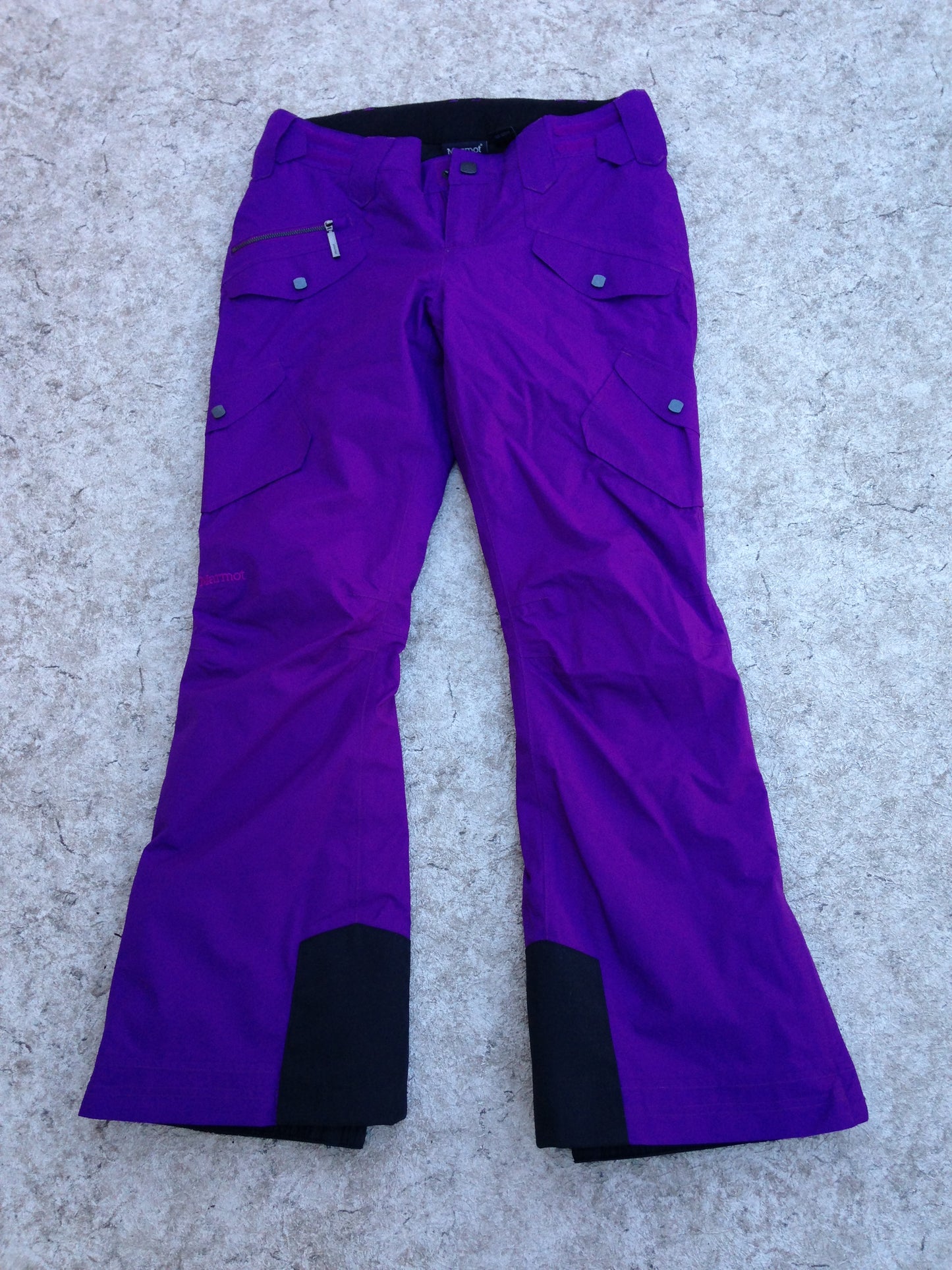 Snow Pants Ladies Small Marmot Outstanding Quality Purple Snowboarding Adjustable Waist New Demo Model