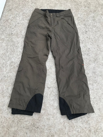 Snow Pants Ladies Size Medium Columbia Brown and Orange Excellent As New
