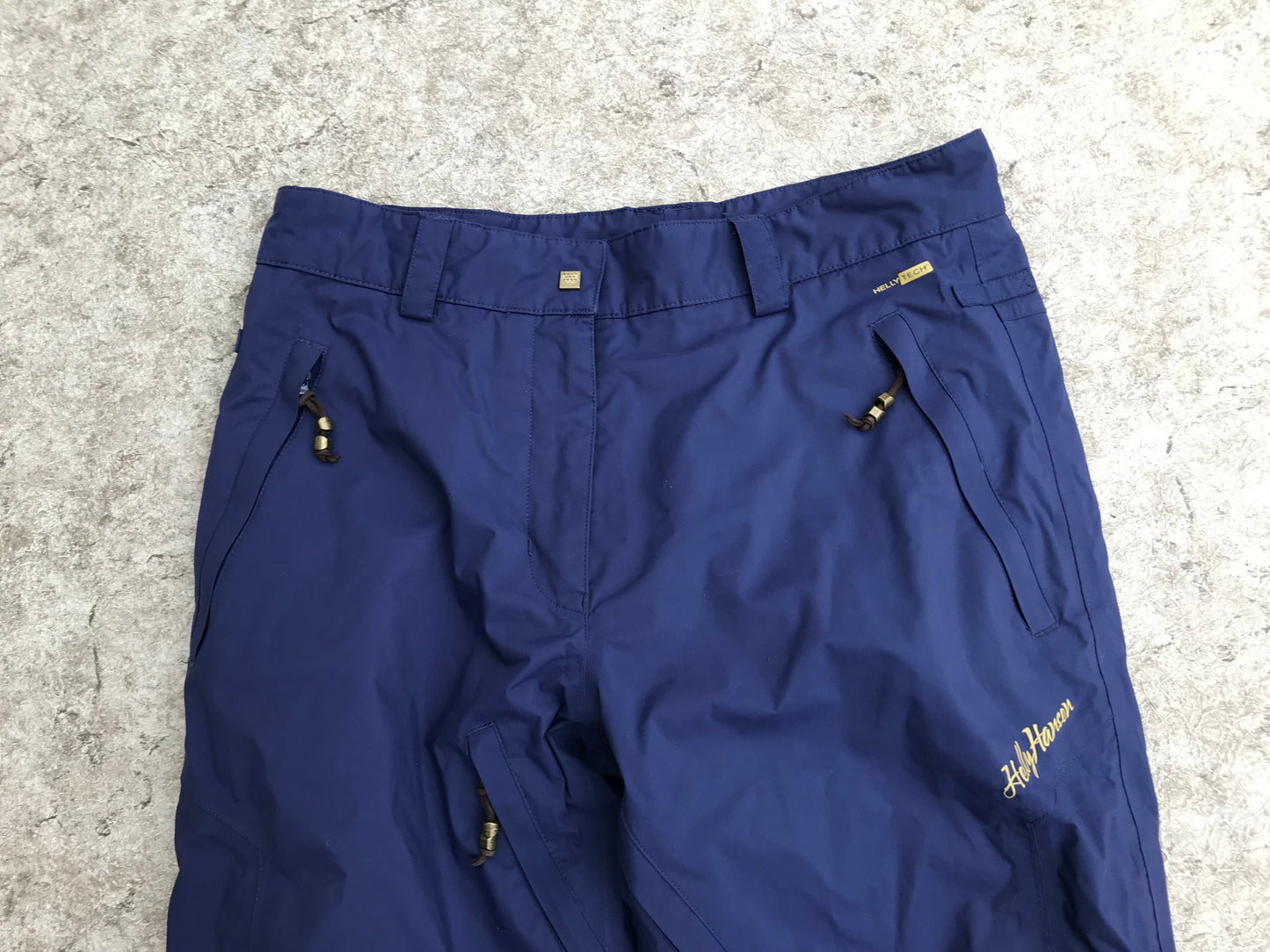 Snow Pants Ladies Size Medium Helly Hansen Purple Gold Snow and Water Proof New Demo Model