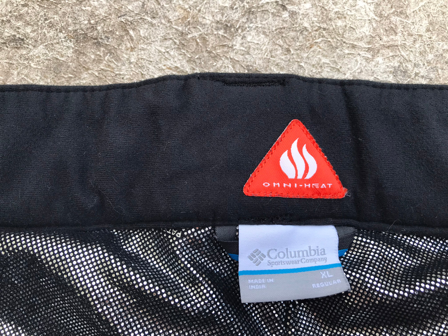 Snow Pants Ladies Size X Large Columbia Omni Heat Black Waterproof Sealed Seam Zippers New Demo Model