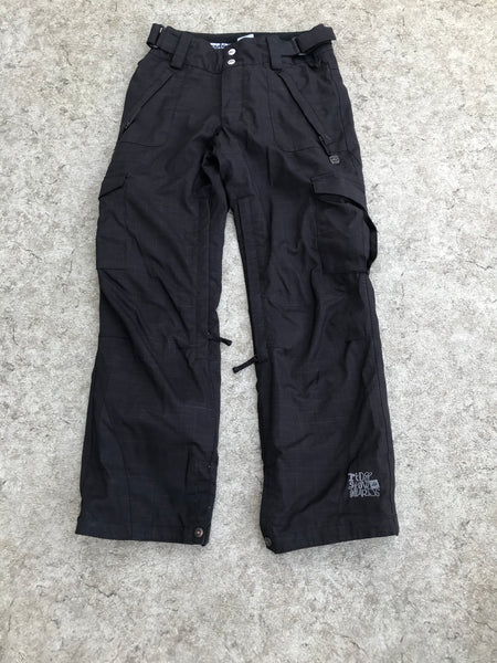 Snow Pants Ladies Size X Small Ride Black Outstanding Quality Excellent