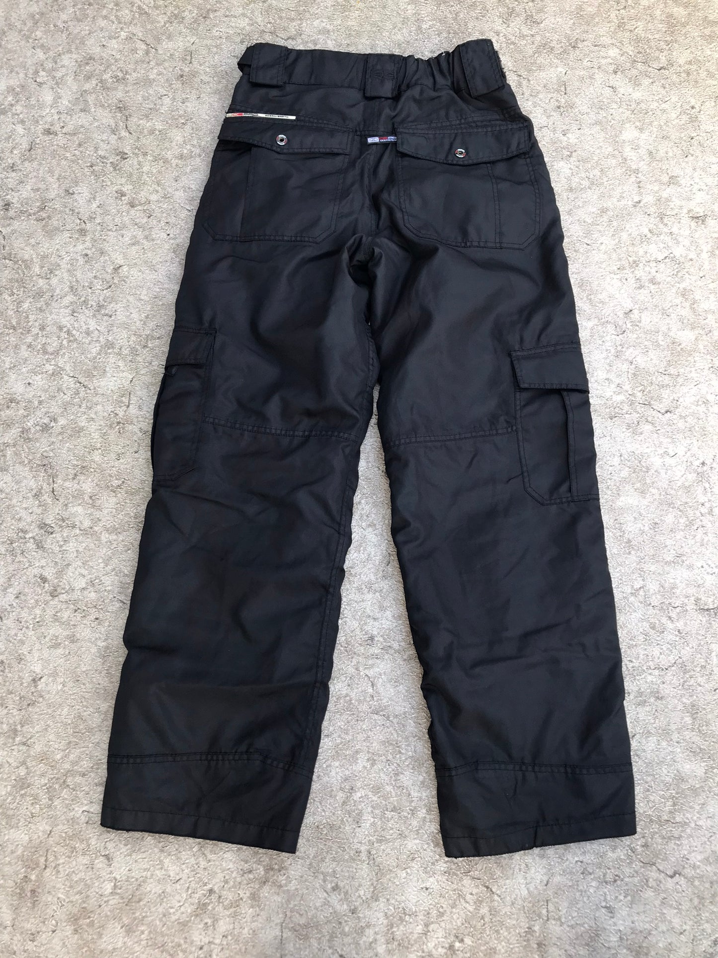 Snow Pants Men's Medium Ocean Pro Fleece Lined Inside Black