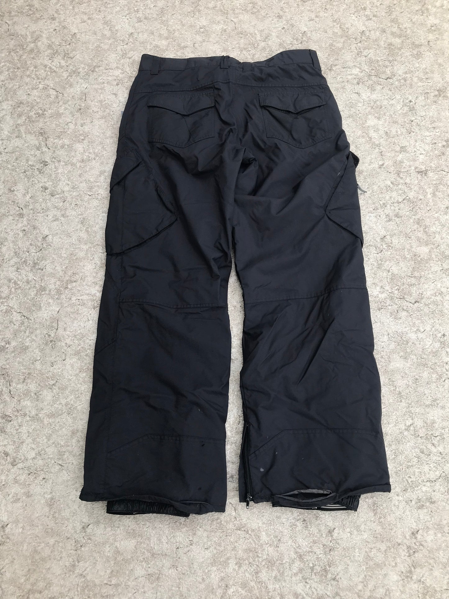 Snow Pants Men's Size Large Ripzone Black Snowboarding Minor Wear