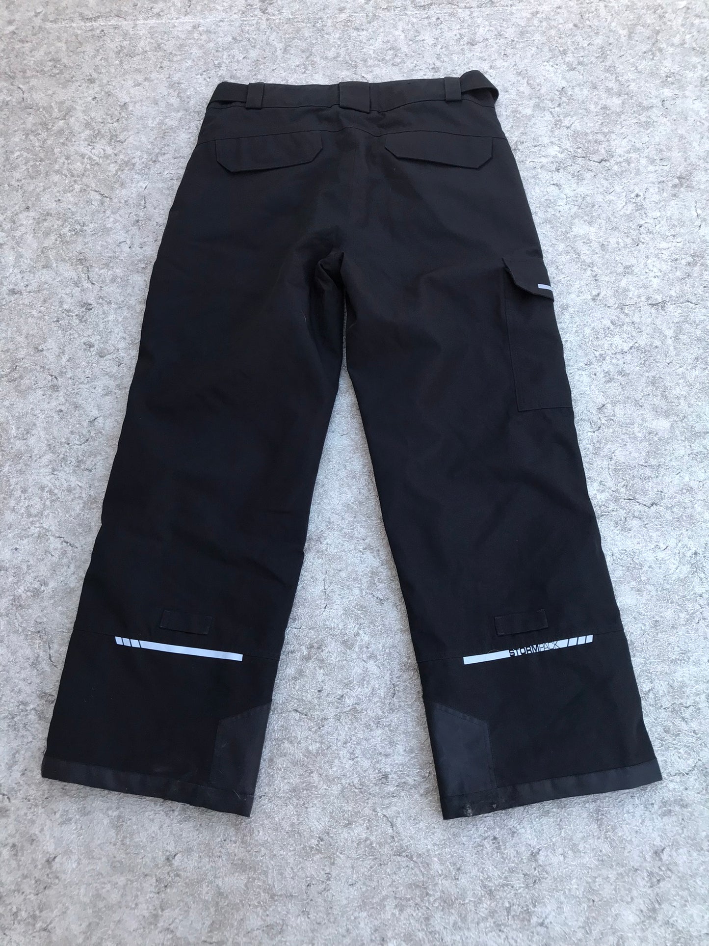Snow Pants Men's Size Large Sun Ice Micro Fleece Lined Black Excellent