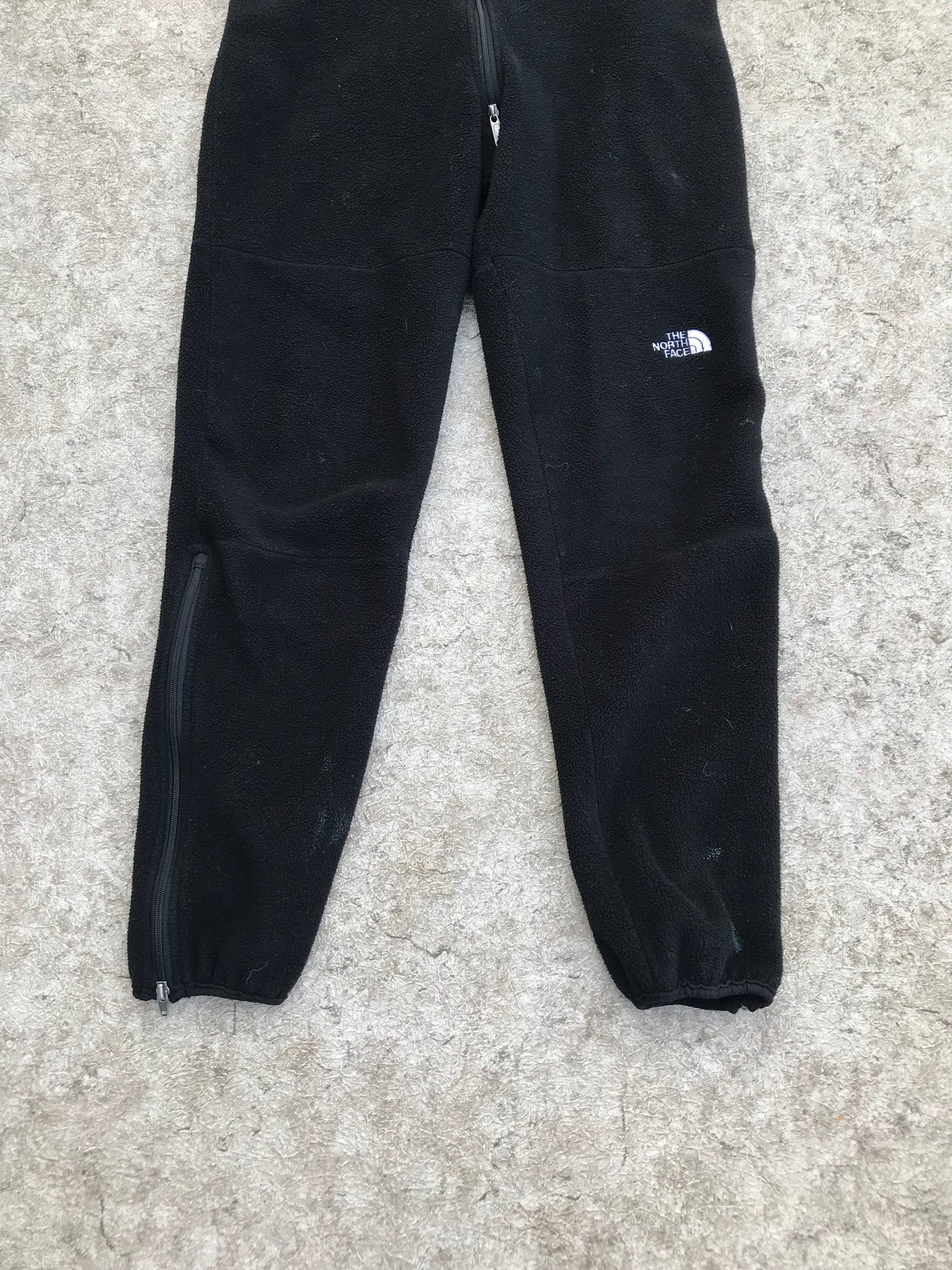 Snow Pants Men's Size Large The North Face Fleece Warm Liner Butt Zipper In Bum Excellent Quality Minor Wear Black
