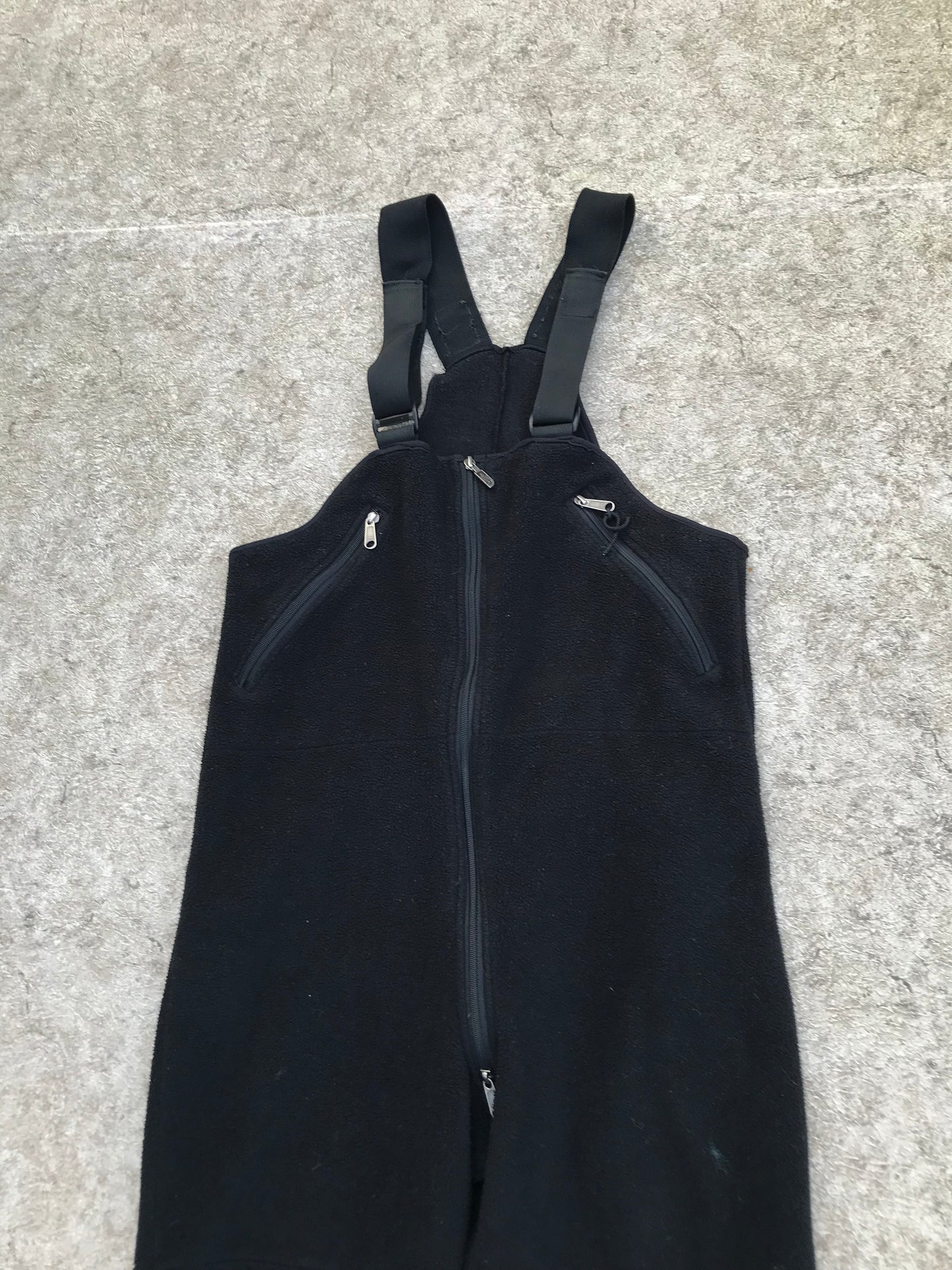 Snow Pants Men's Size Large The North Face Fleece Warm Liner Butt Zipper In Bum Excellent Quality Minor Wear Black