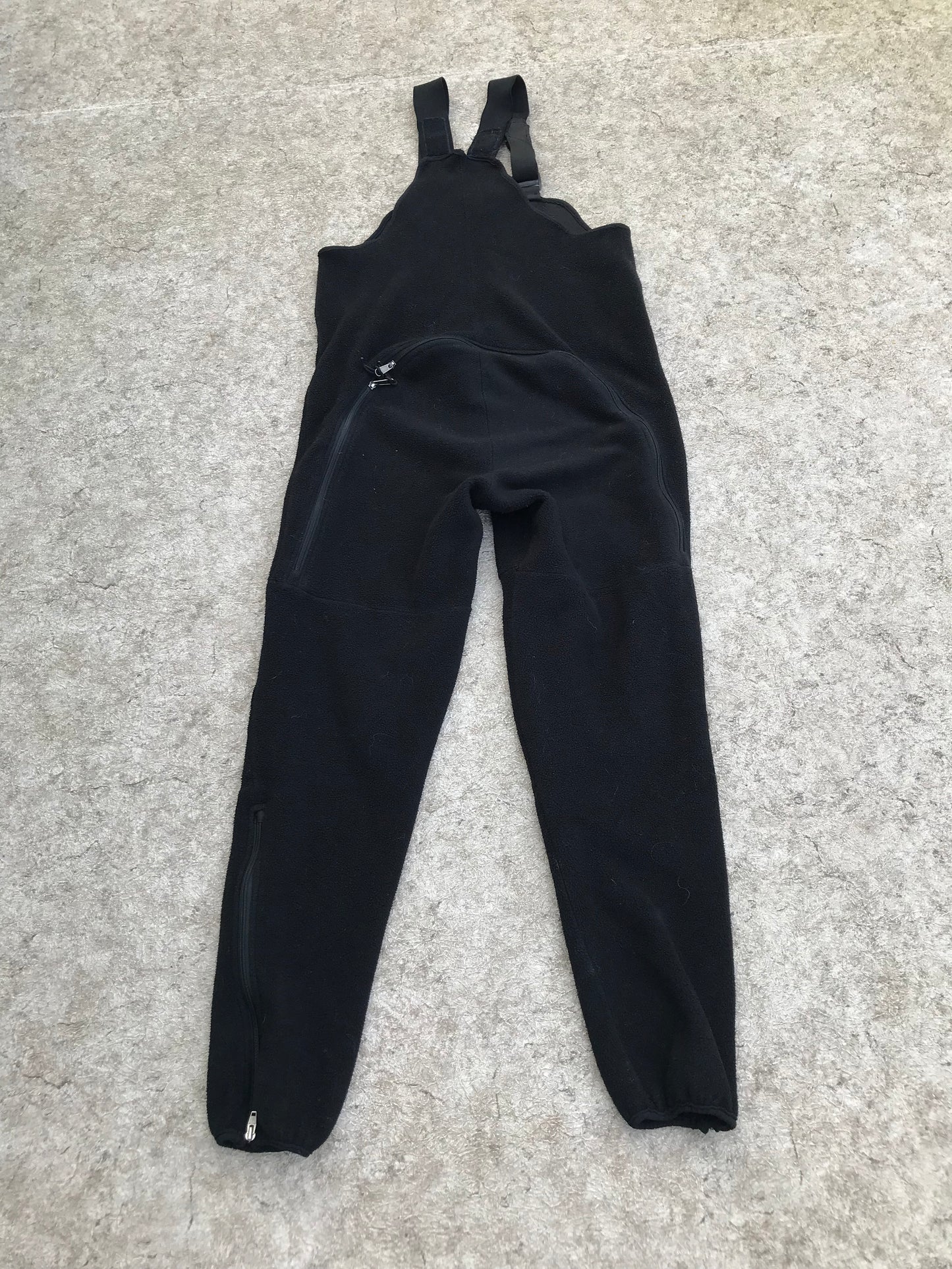 Snow Pants Men's Size Large The North Face Fleece Warm Liner Butt Zipper In Bum Excellent Quality Minor Wear Black
