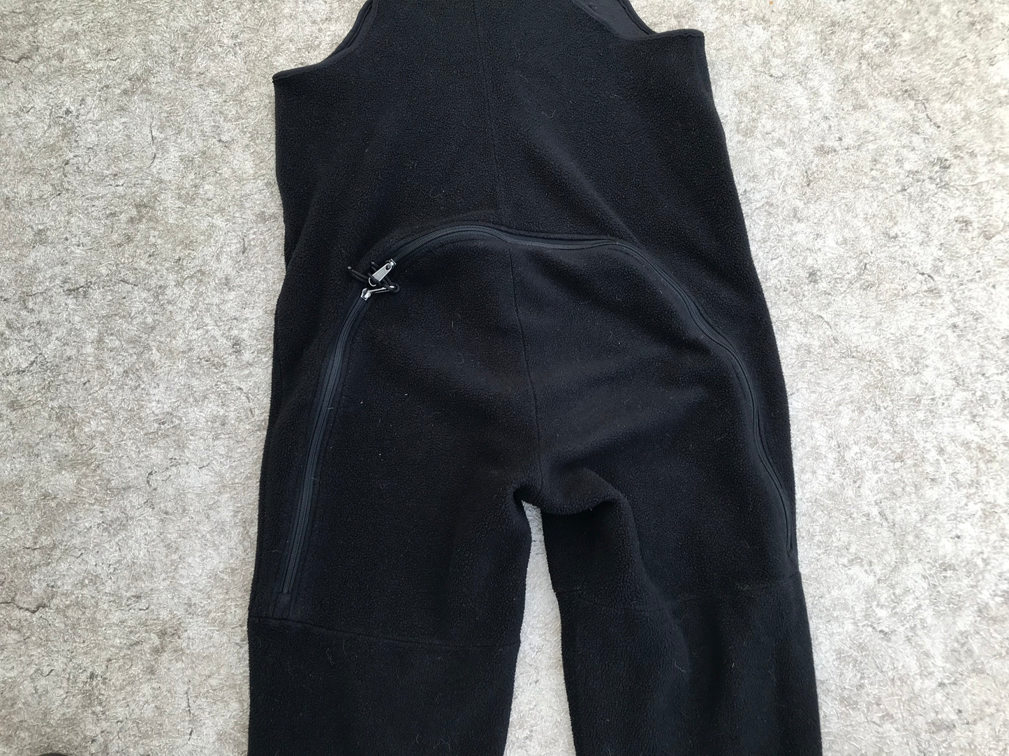 Snow Pants Men's Size Large The North Face Fleece Warm Liner Butt Zipper In Bum Excellent Quality Minor Wear Black