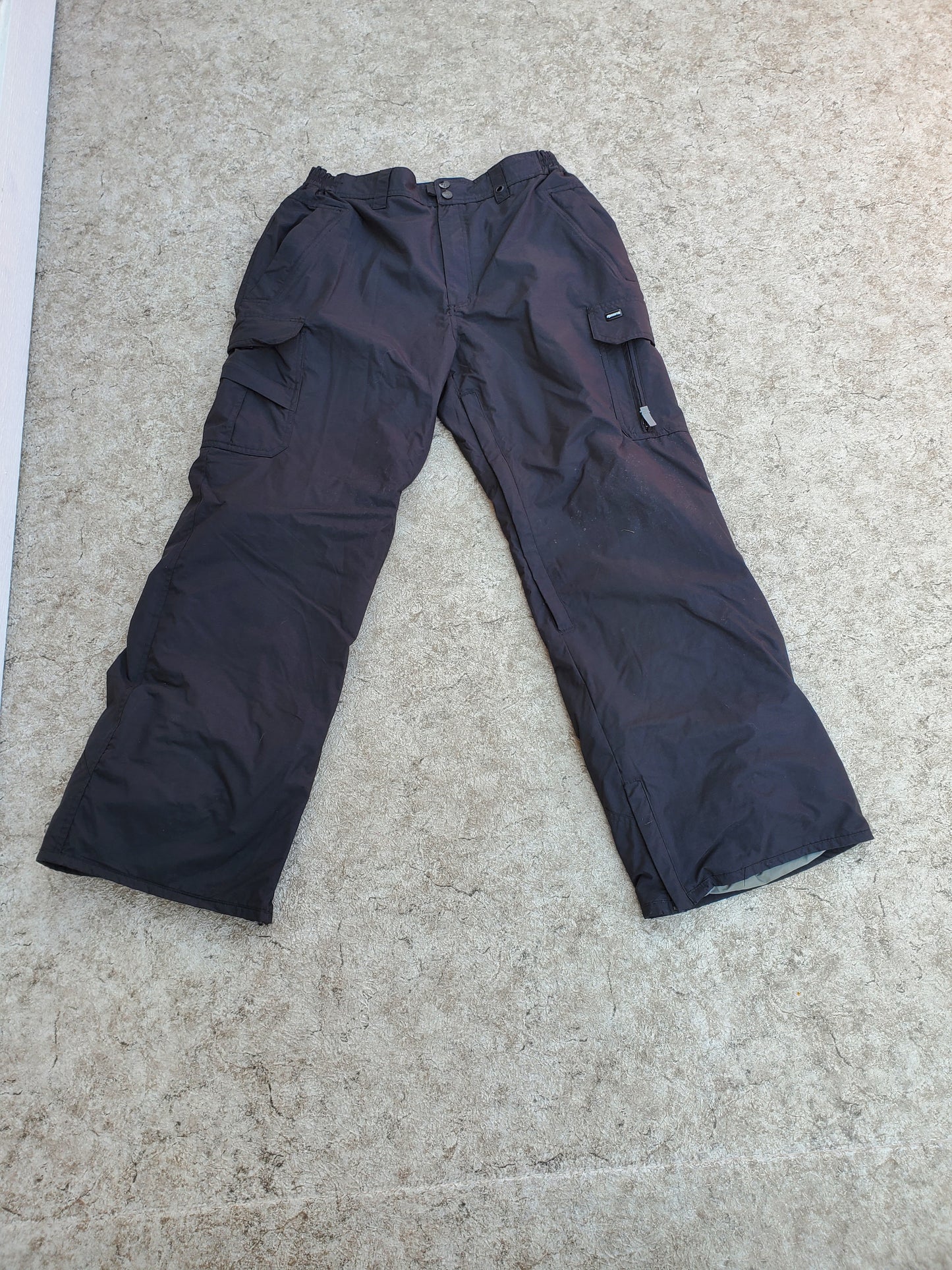 Snow Pants Men's Size Medium Ripzone Black Snowboarding Excellent